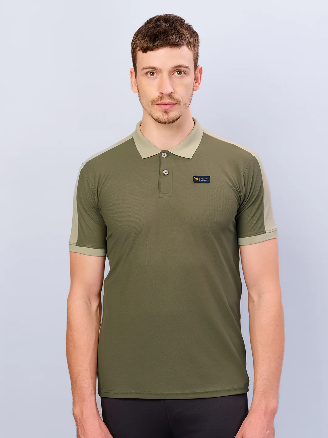 Men Colorblock Slim Fit Polo T-shirt with MATPIQ (Pack of 2) - Image 2