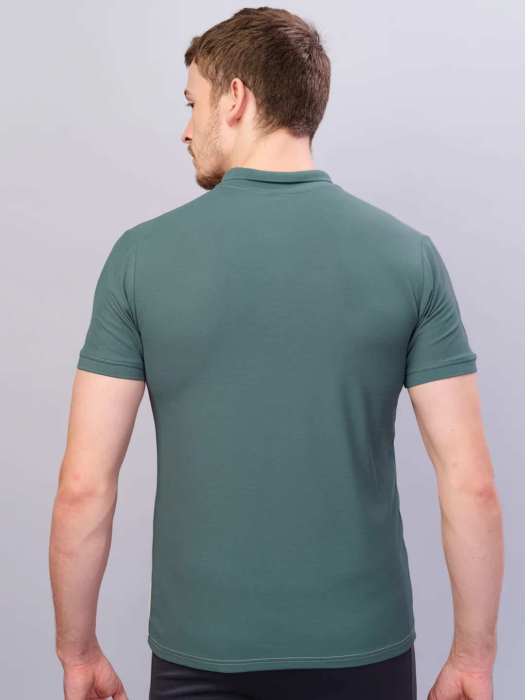 Men Colorblock Slim Fit Polo T-shirt with MATPIQ (Pack of 2) - Image 3