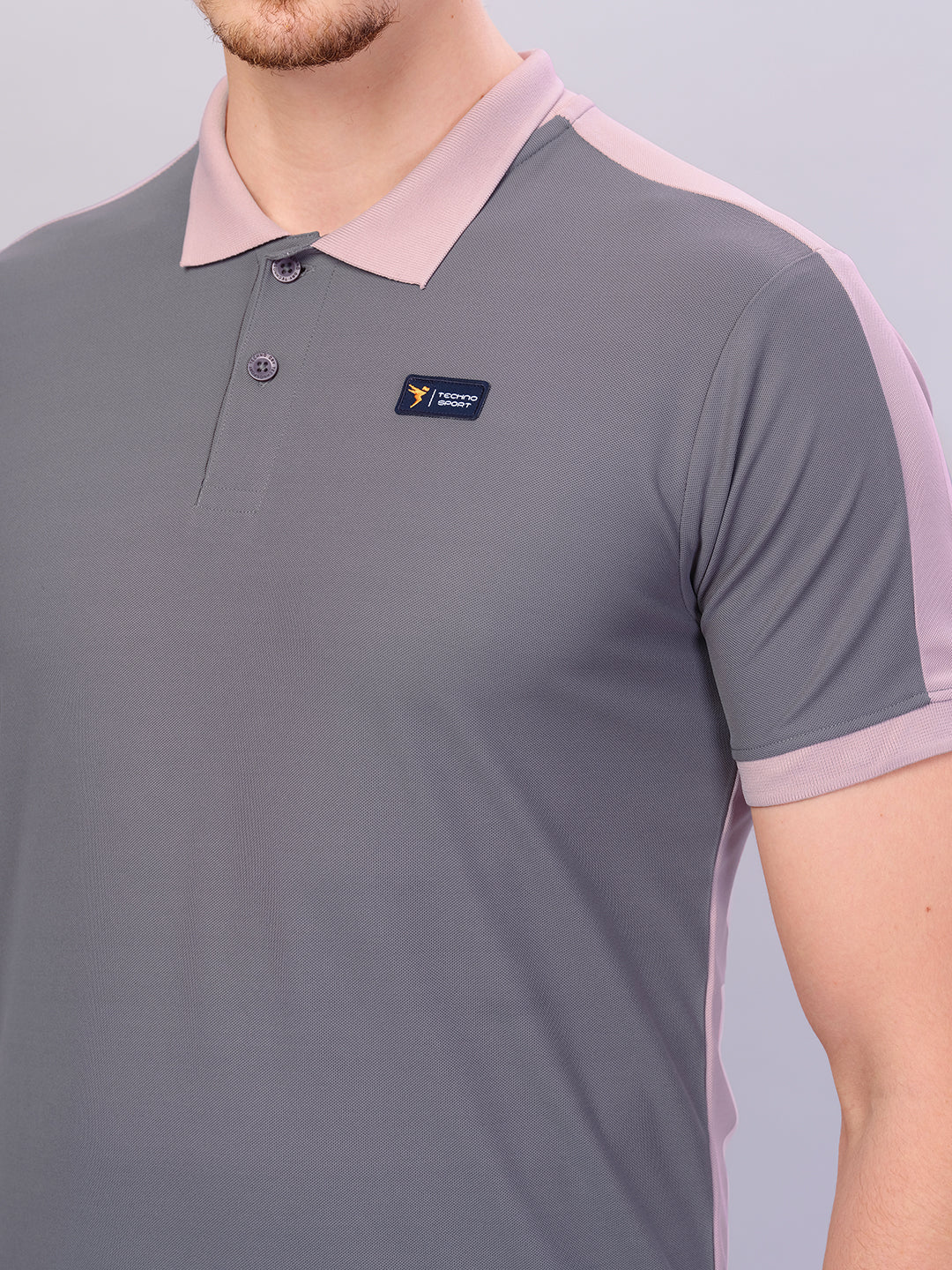 Men Colorblock Slim Fit Polo T-shirt with MATPIQ (Pack of 2) - Image 5