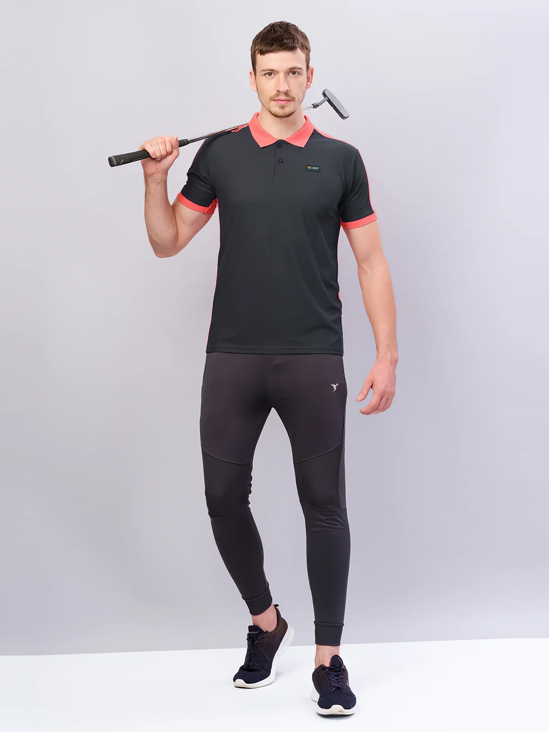 Men Colorblock Slim Fit Polo T-shirt with MATPIQ (Pack of 2) - Image 6