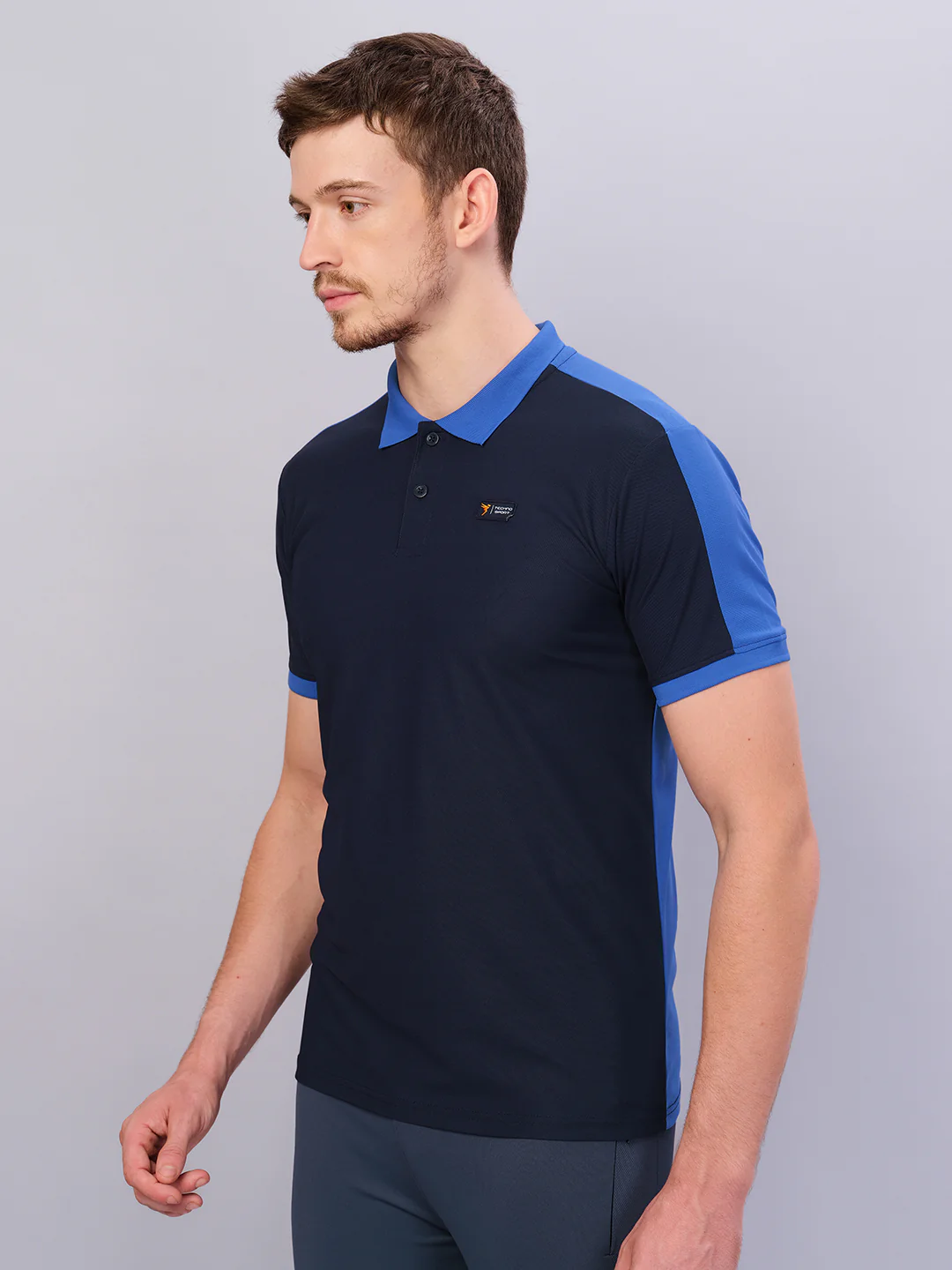 Men Colorblock Slim Fit Polo T-shirt with MATPIQ (Pack of 2) - Image 4