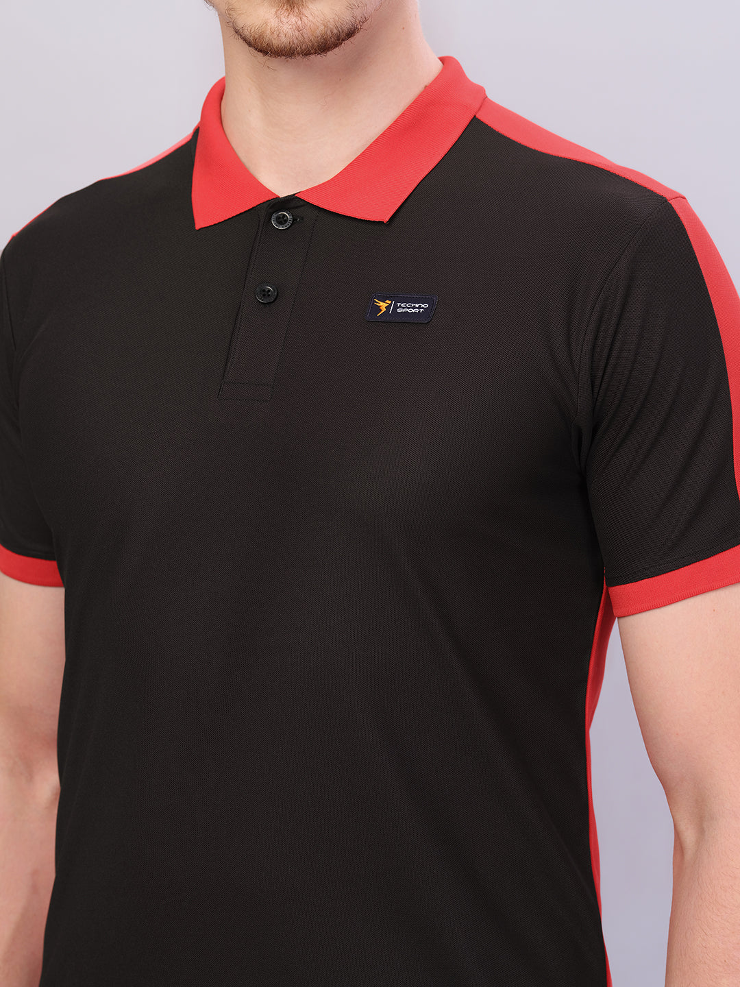 Men Colorblock Slim Fit Polo T-shirt with MATPIQ (Pack of 2) - Image 5