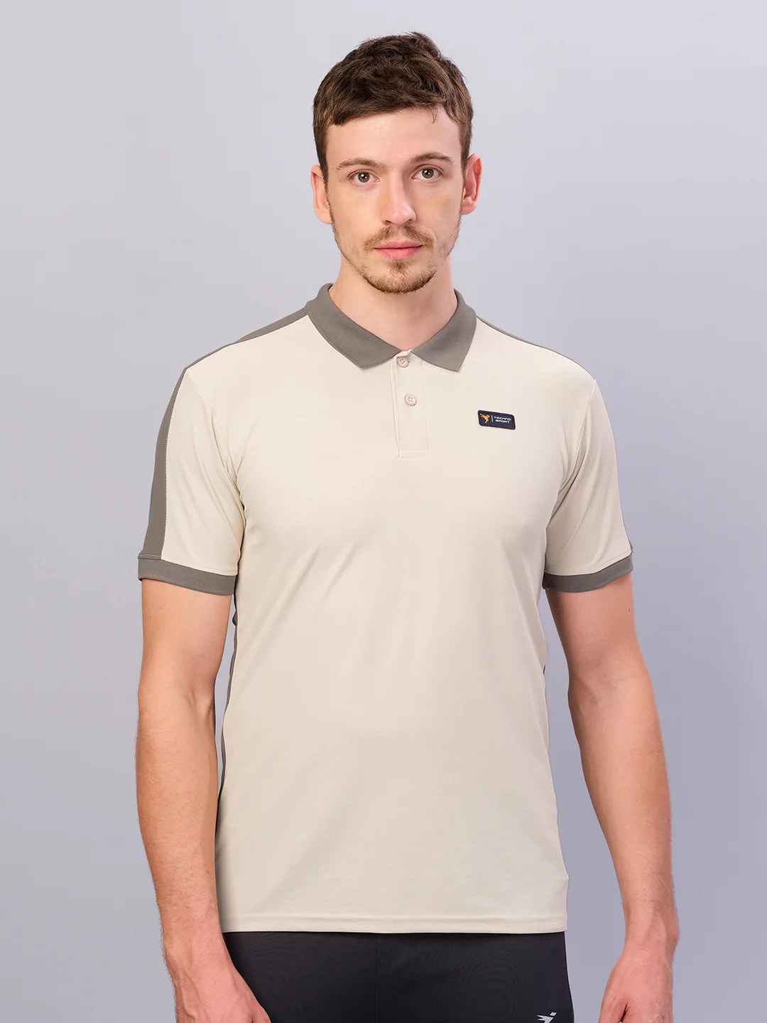Men Colorblock Slim Fit Polo T-shirt with MATPIQ (Pack of 2) - Image 2