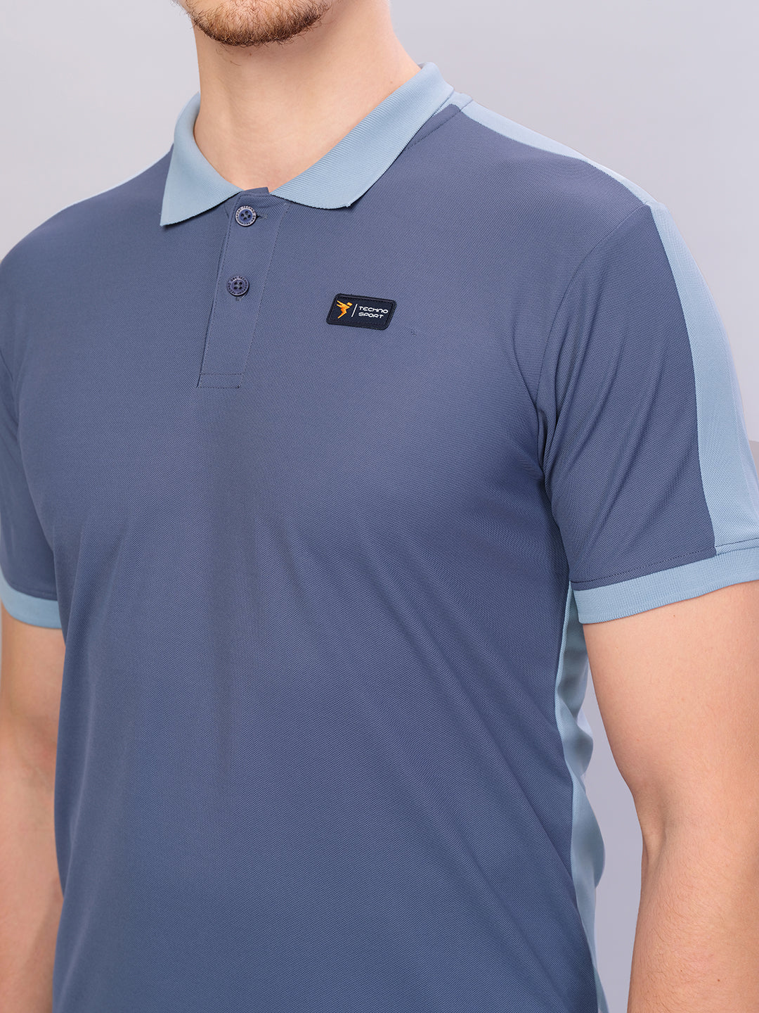 Men Colorblock Slim Fit Polo T-shirt with MATPIQ (Pack of 2) - Image 5