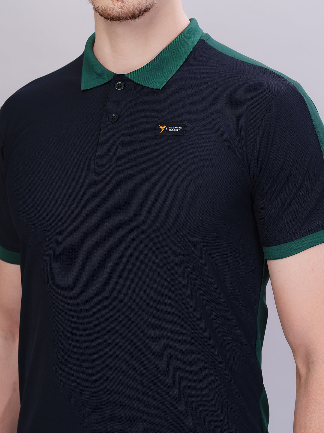 Men Colorblock Slim Fit Polo T-shirt with MATPIQ (Pack of 2) - Image 5