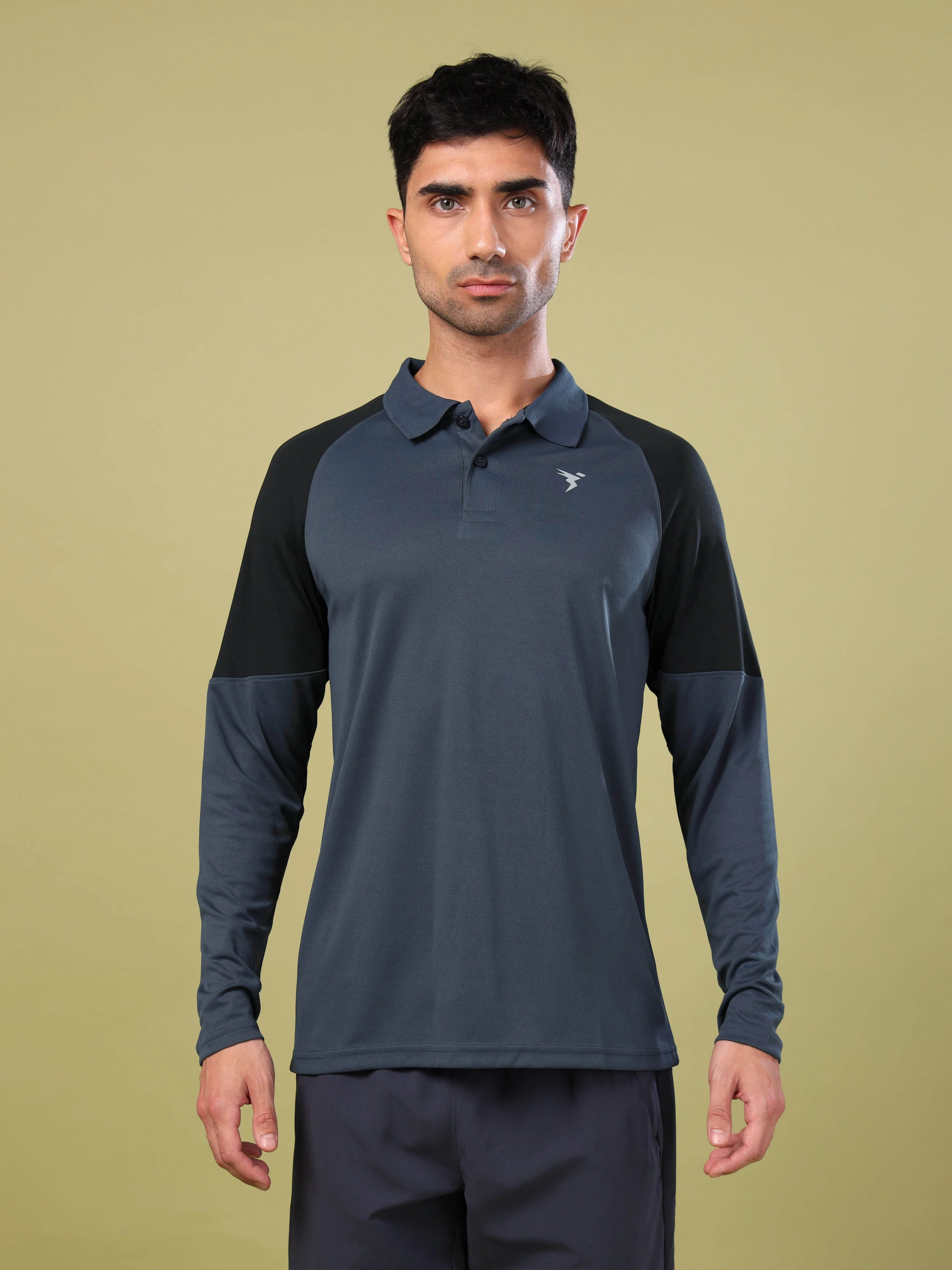 Men Colorblock Slim Fit Polo T-shirt with TECHNO COOL+ - Image 2