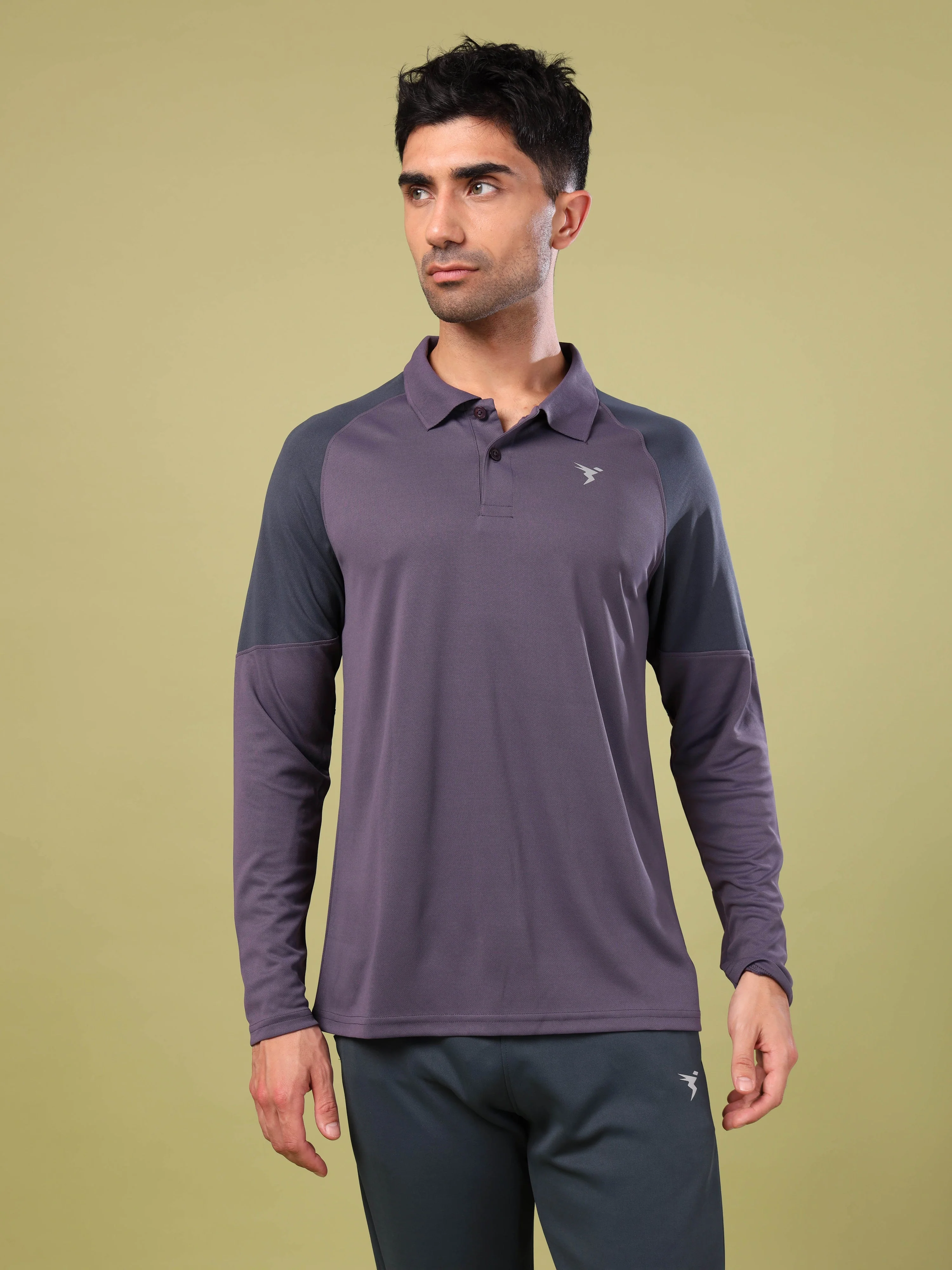 Men Colorblock Slim Fit Polo T-shirt with TECHNO COOL+ - Image 2