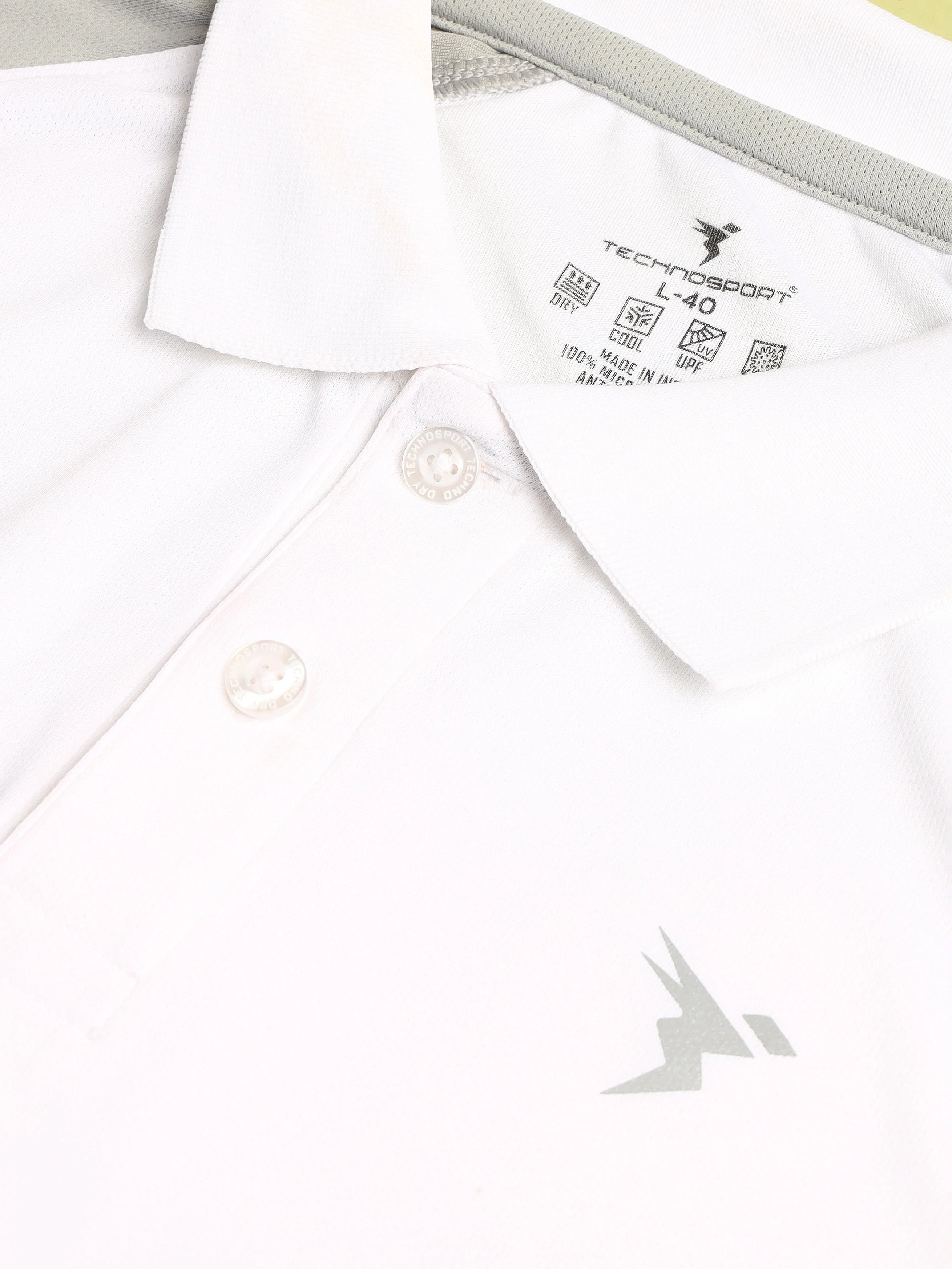 Men Colorblock Slim Fit Polo T-shirt with TECHNO COOL+ - Image 7