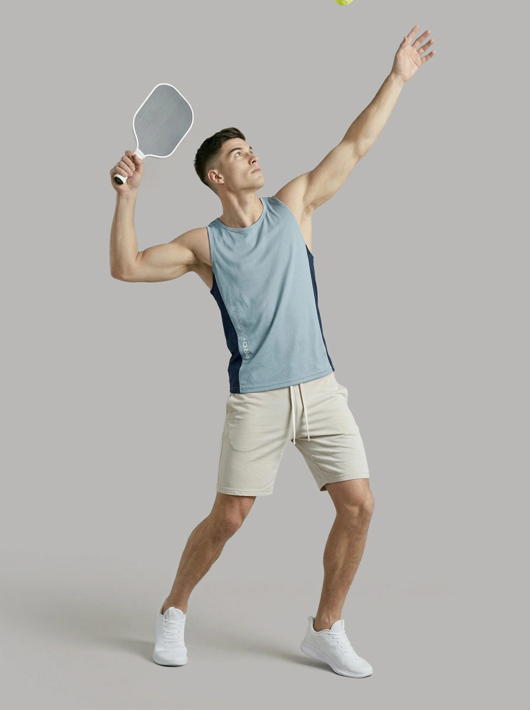 Men Colorblock Slim Fit Scoop Neck Sports Innerwear Vest with TECHNOCOOL+
