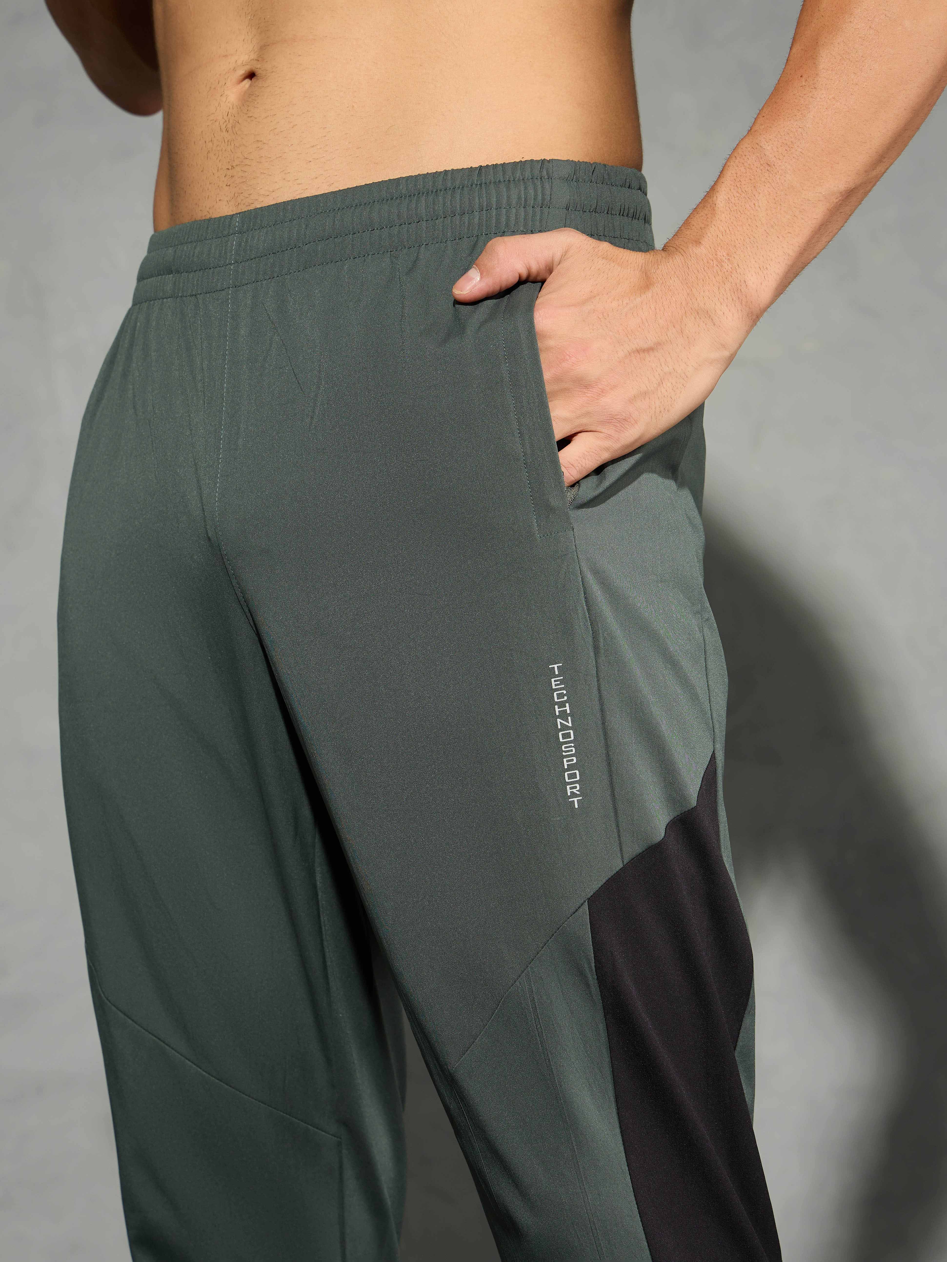 Men Colorblock Slim Fit Trackpants with TS FLEXI - Image 6