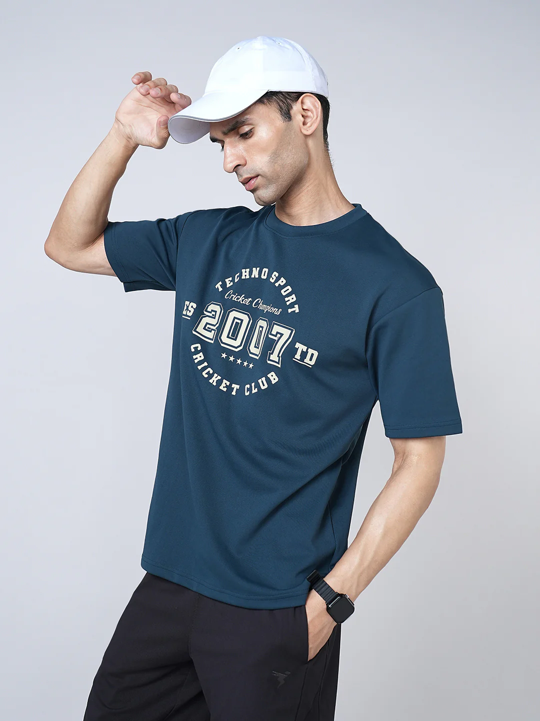 Men Cricket Fan T-Shirt IPL Printed Casual Sportswear Tee - Image 4