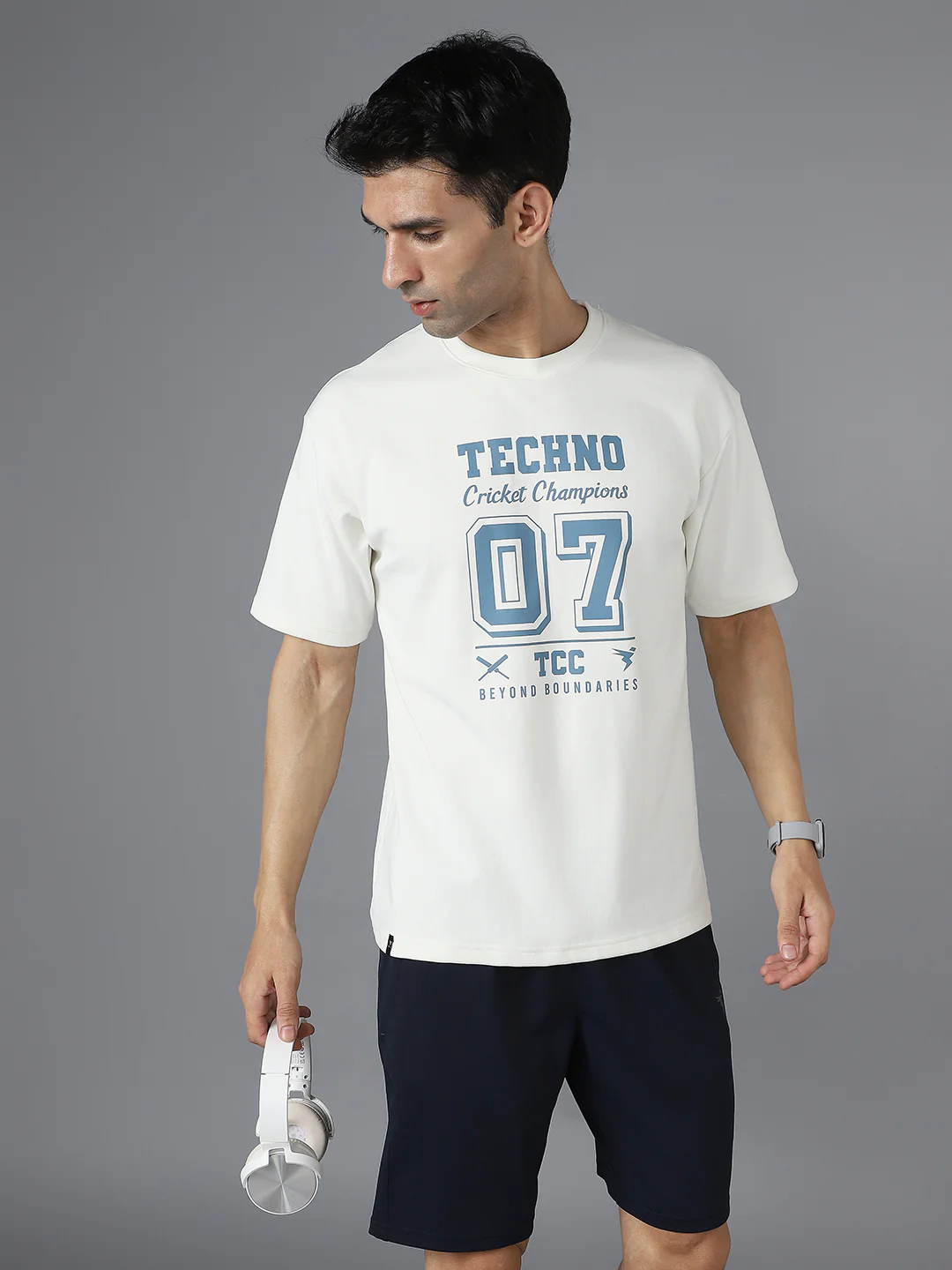 Men Cricket Fan T-Shirt IPL Printed Casual Sportswear Tee - Image 5