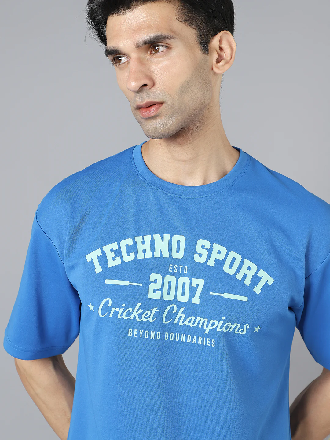 Men Cricket Fan T-Shirt IPL Printed Casual Sportswear Tee - Image 7