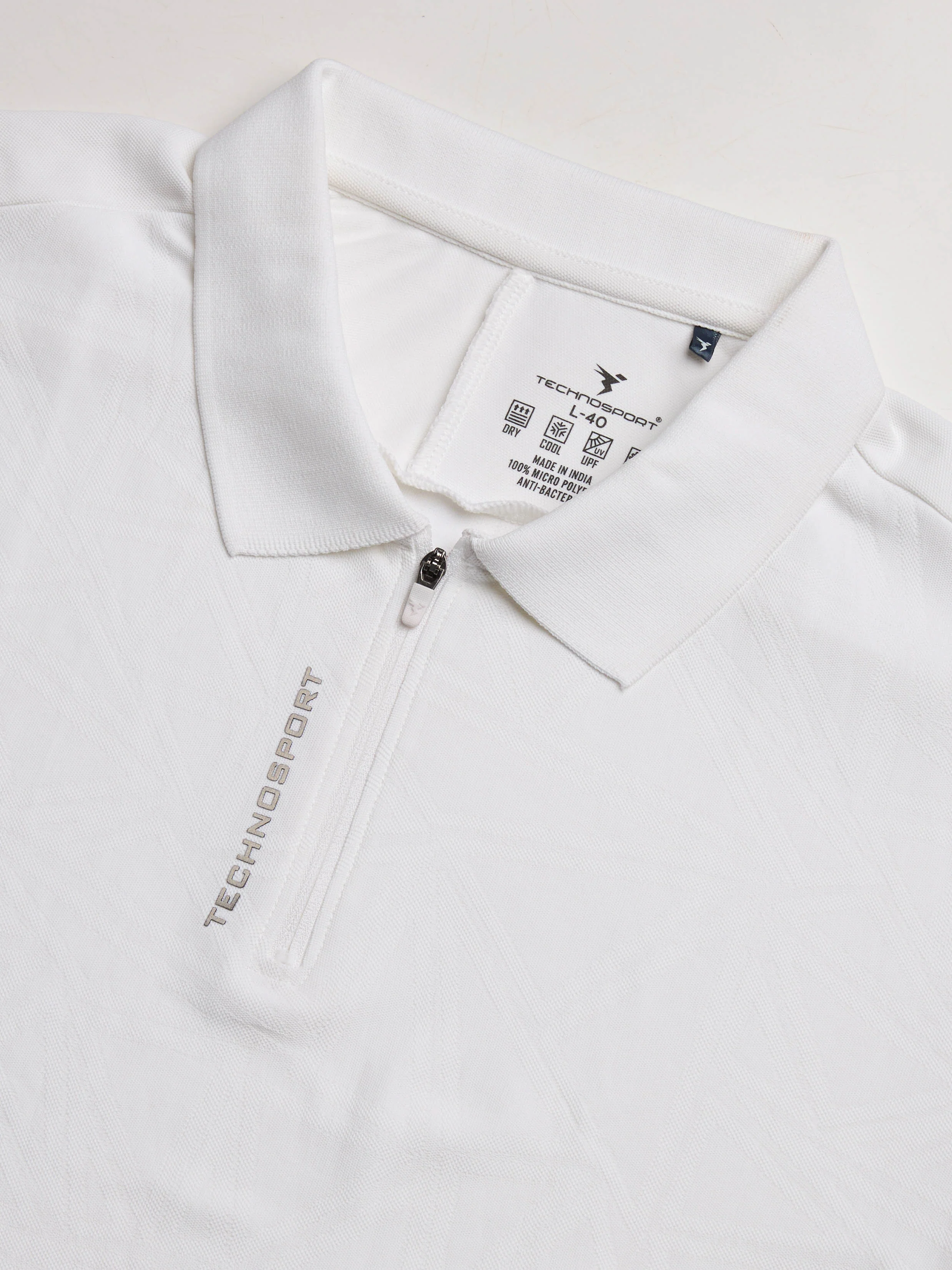Men Jacquard Slim Fit Polo Sports T-shirt with MATPIQ - Image 5