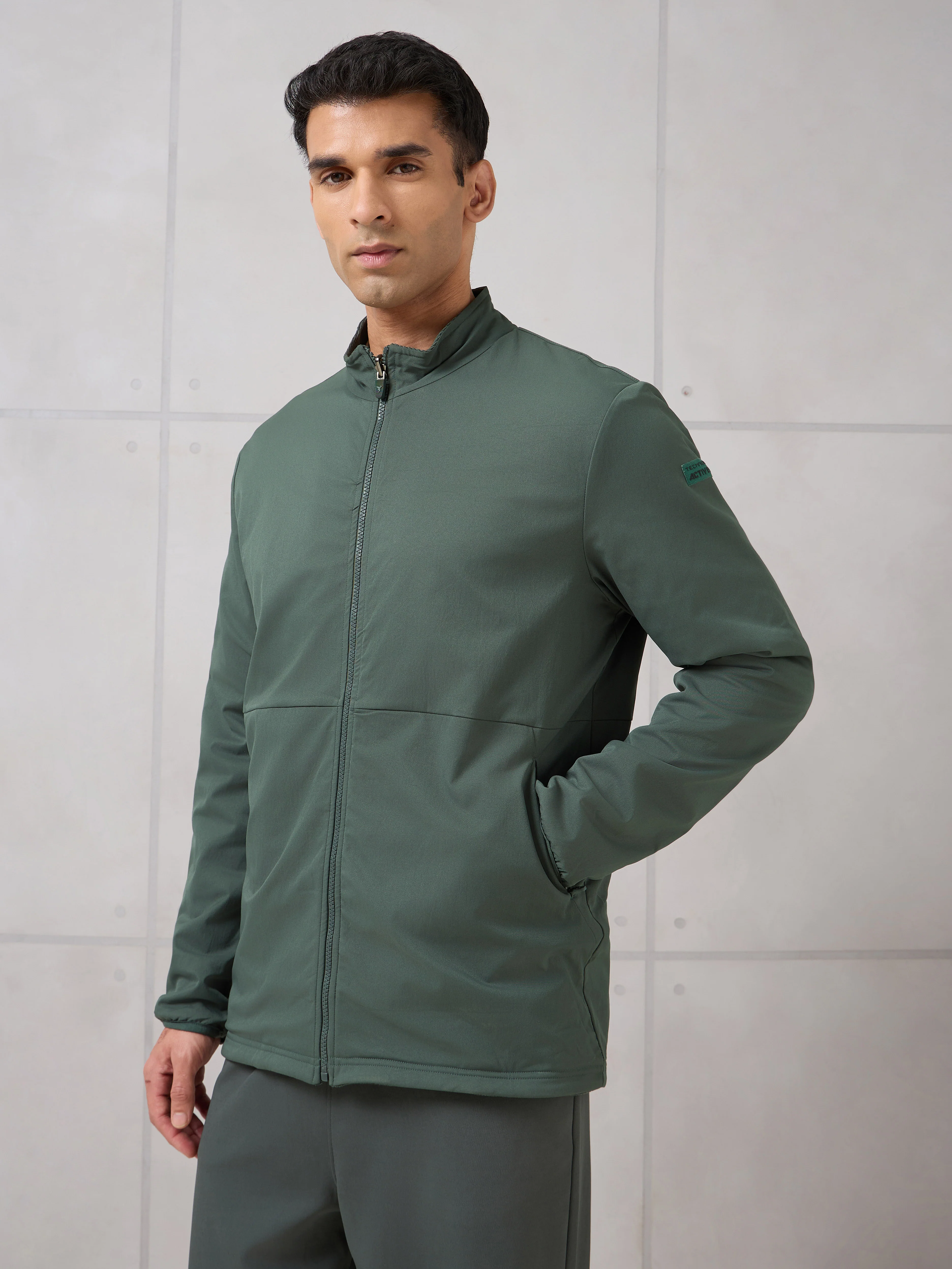 Men Kangaroo Pocket Reversible Winter Jacket with TECHNOWARM+ - Image 6