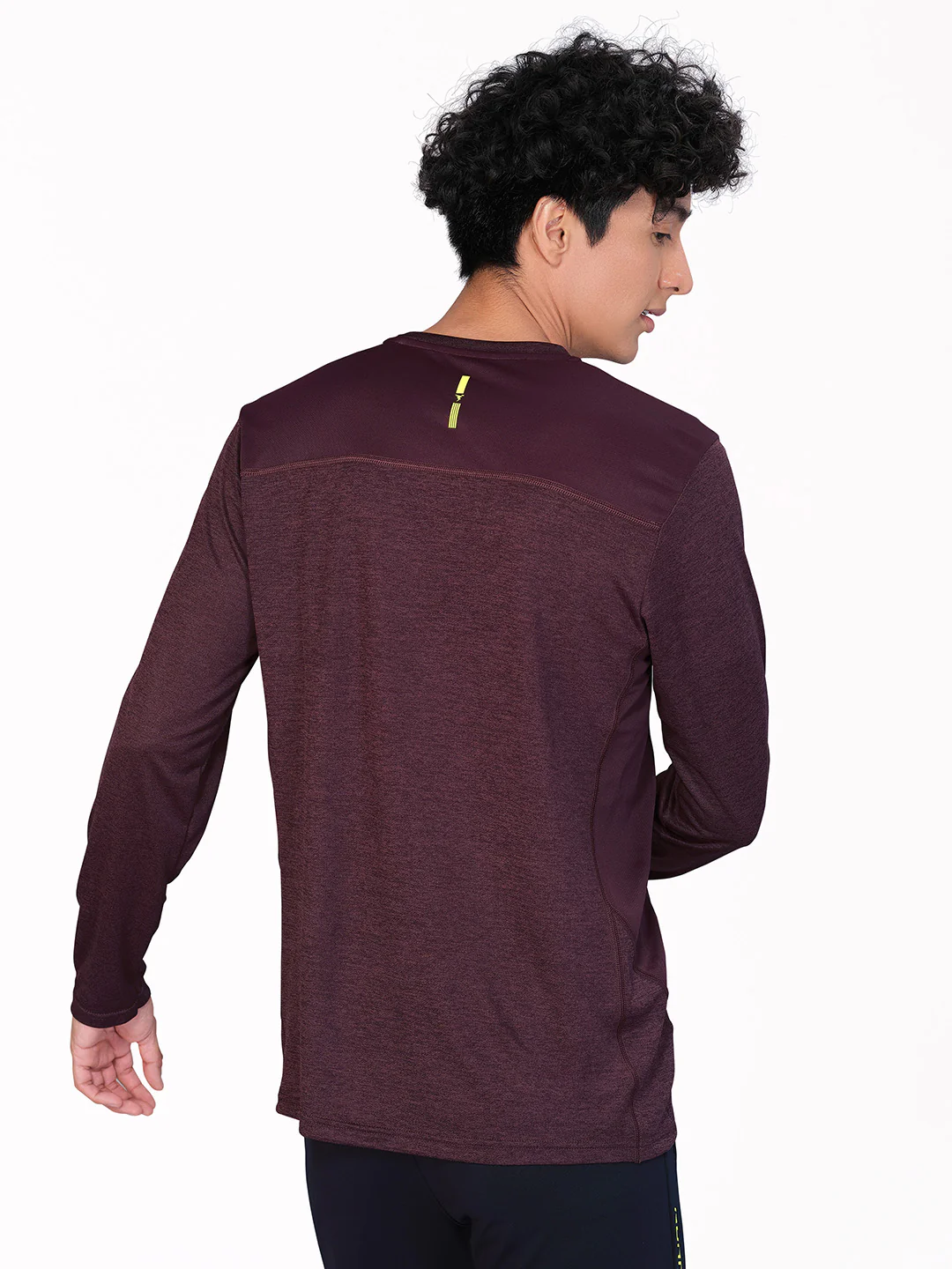 Men Melange Slim Fit Crew Neck T-shirt with DOUBLE COOL (Pack of 2) - Image 3