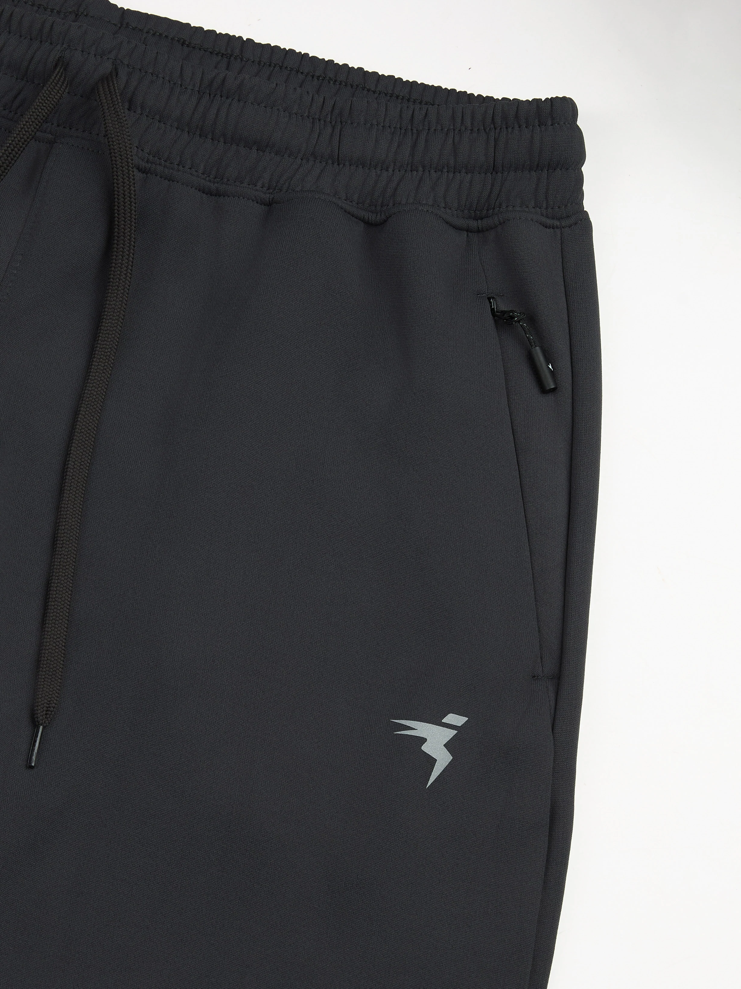 Men Melange Slim Fit Trackpants with TECHNO DRY - Image 8