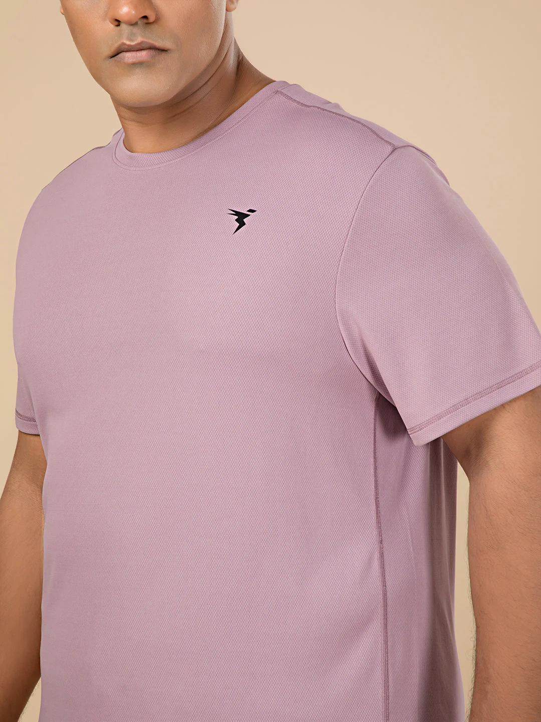 Men Plus Size Solid Active T-shirt with TECHNO COOL+ - Image 5
