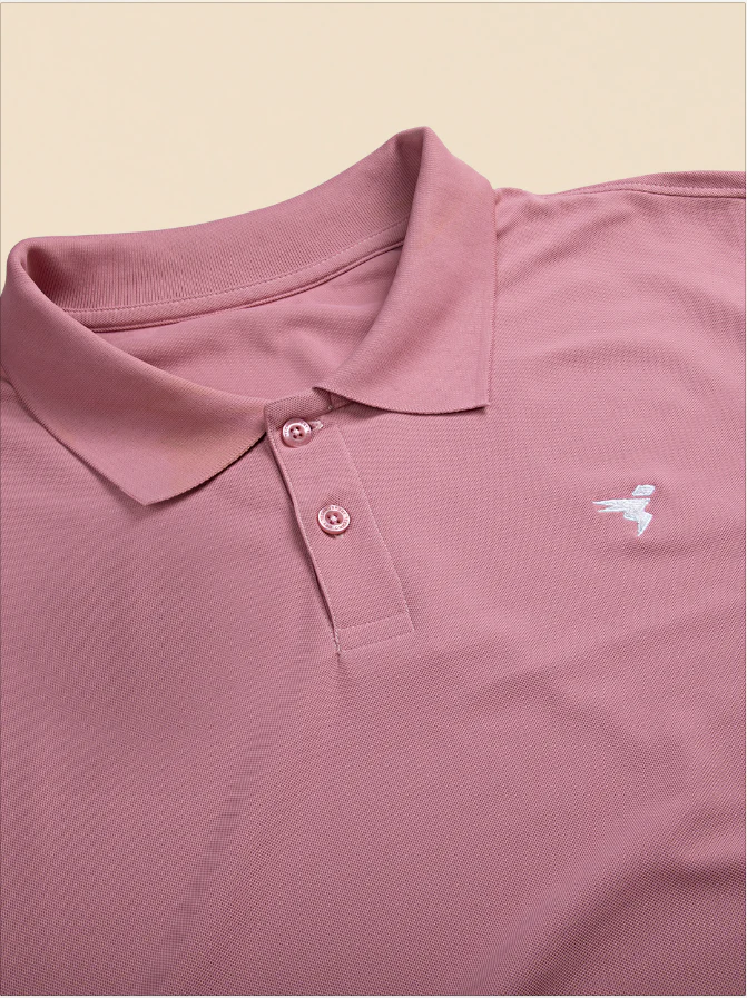 Men Plus Size Solid Polo T-shirt with MATPIQ - Image 6