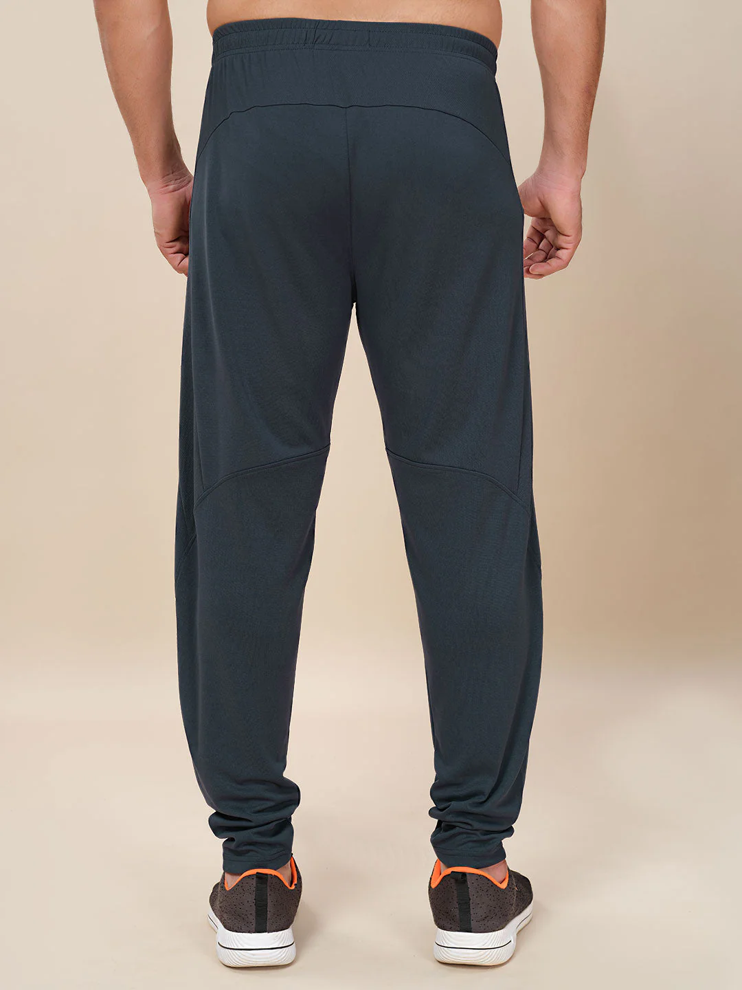 Men Plus Size Solid Slim Fit Trackpants with TECHNO DRY - Image 2