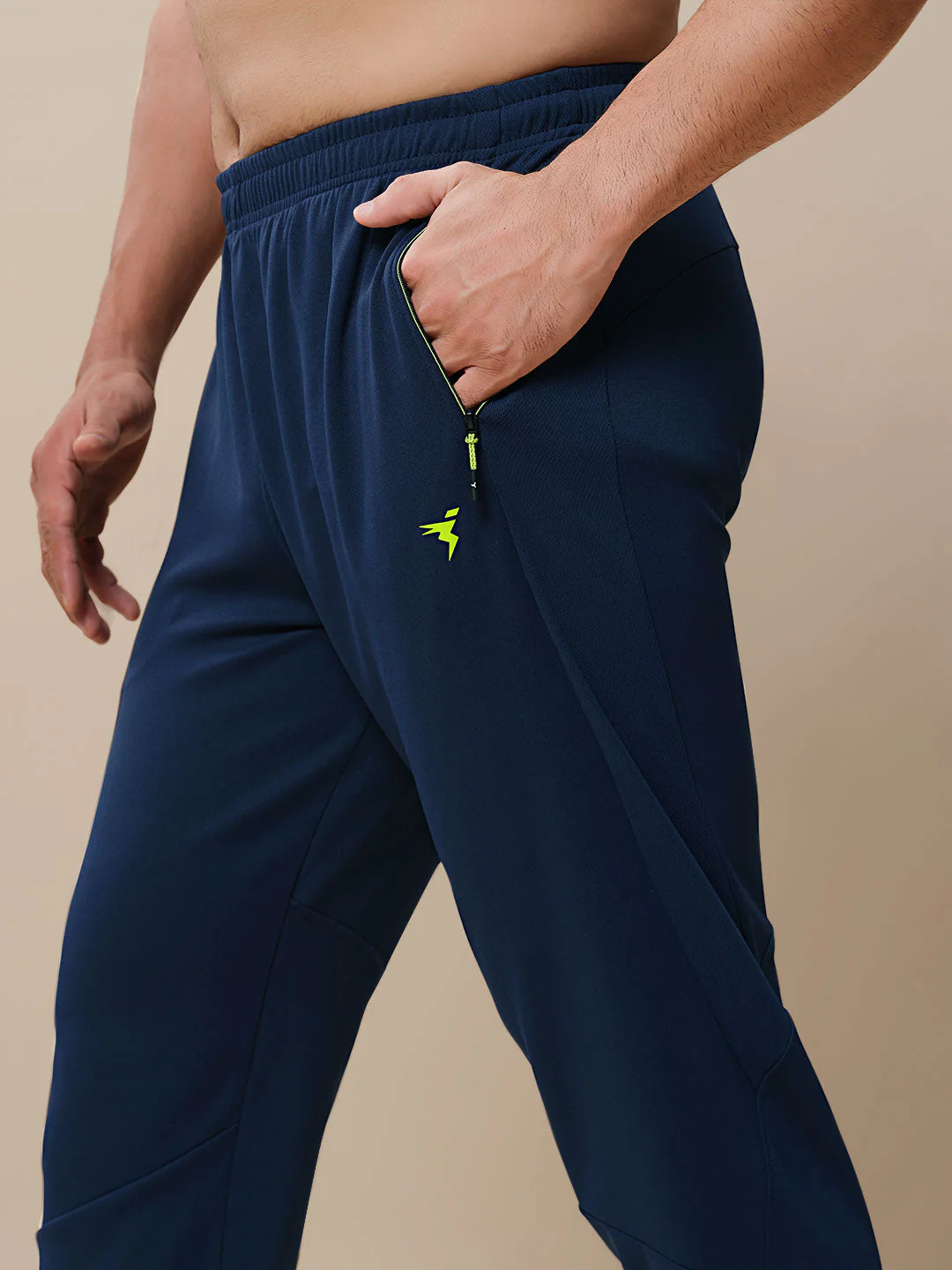 Men Plus Size Solid Slim Fit Trackpants with TECHNO DRY - Image 6
