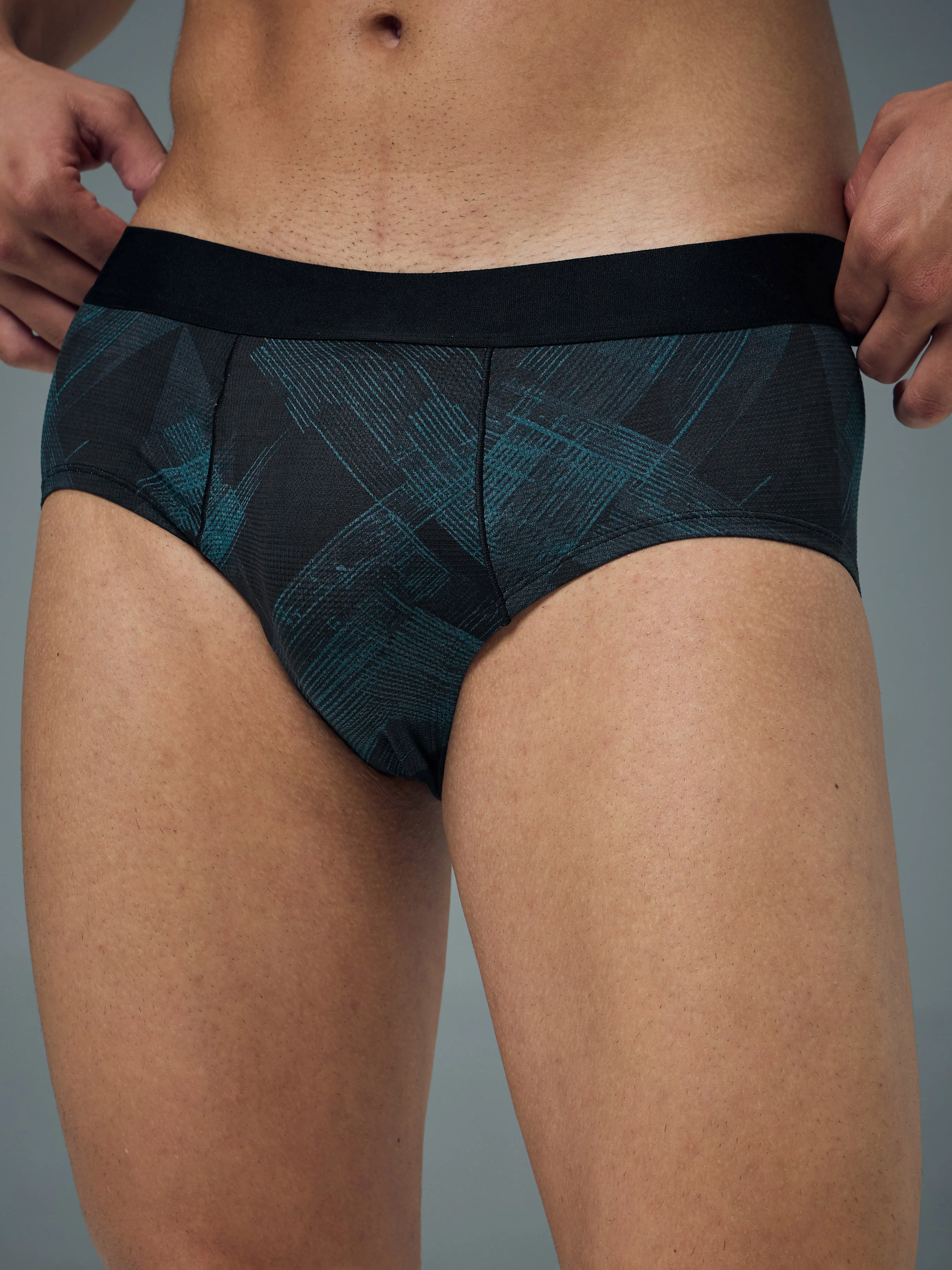 Men Printed Briefs with ELASTO LITE (Pack of 2) - Image 5