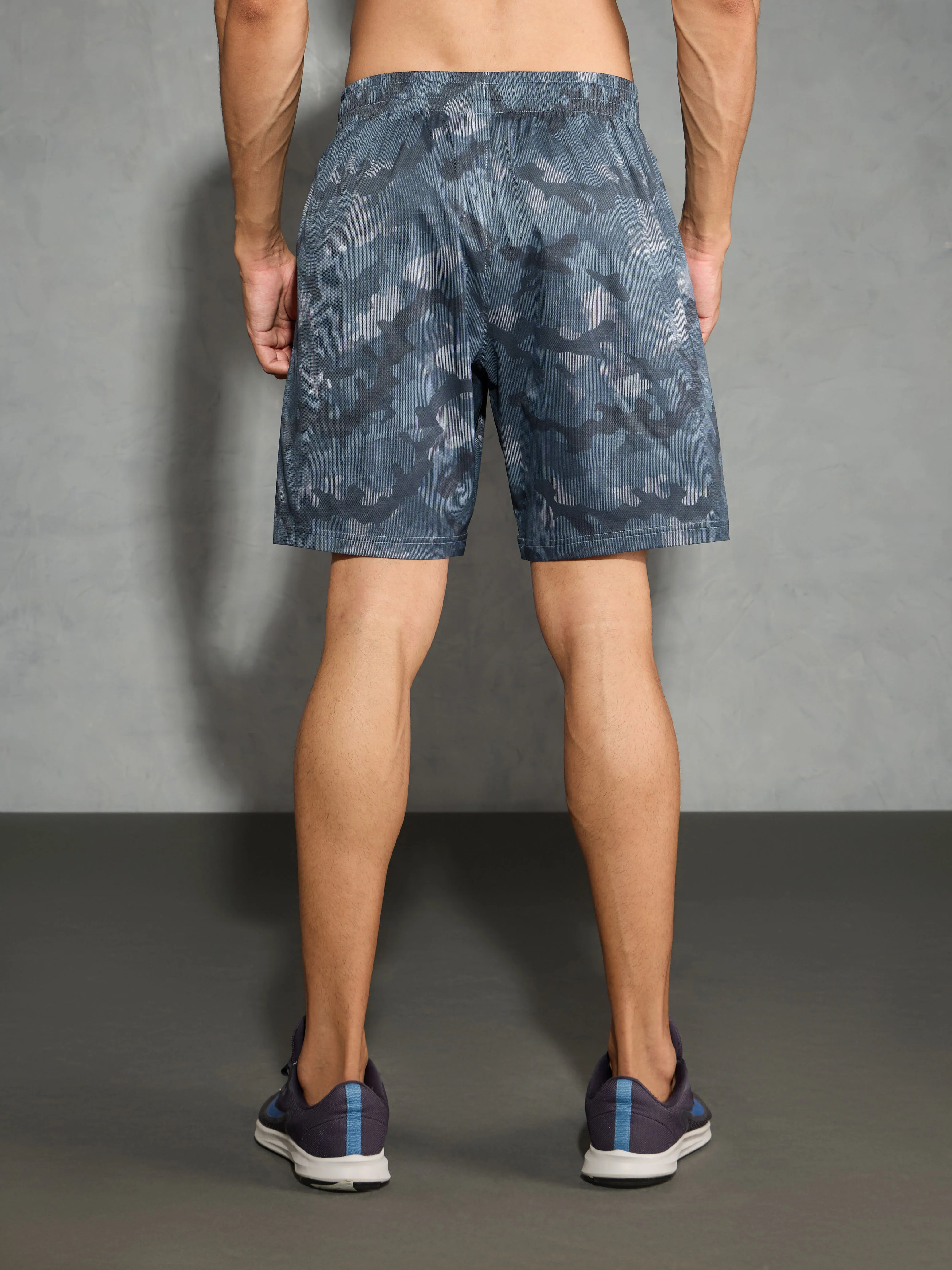 Men Printed Regular Fit Shorts with TS LYTRA - Image 3