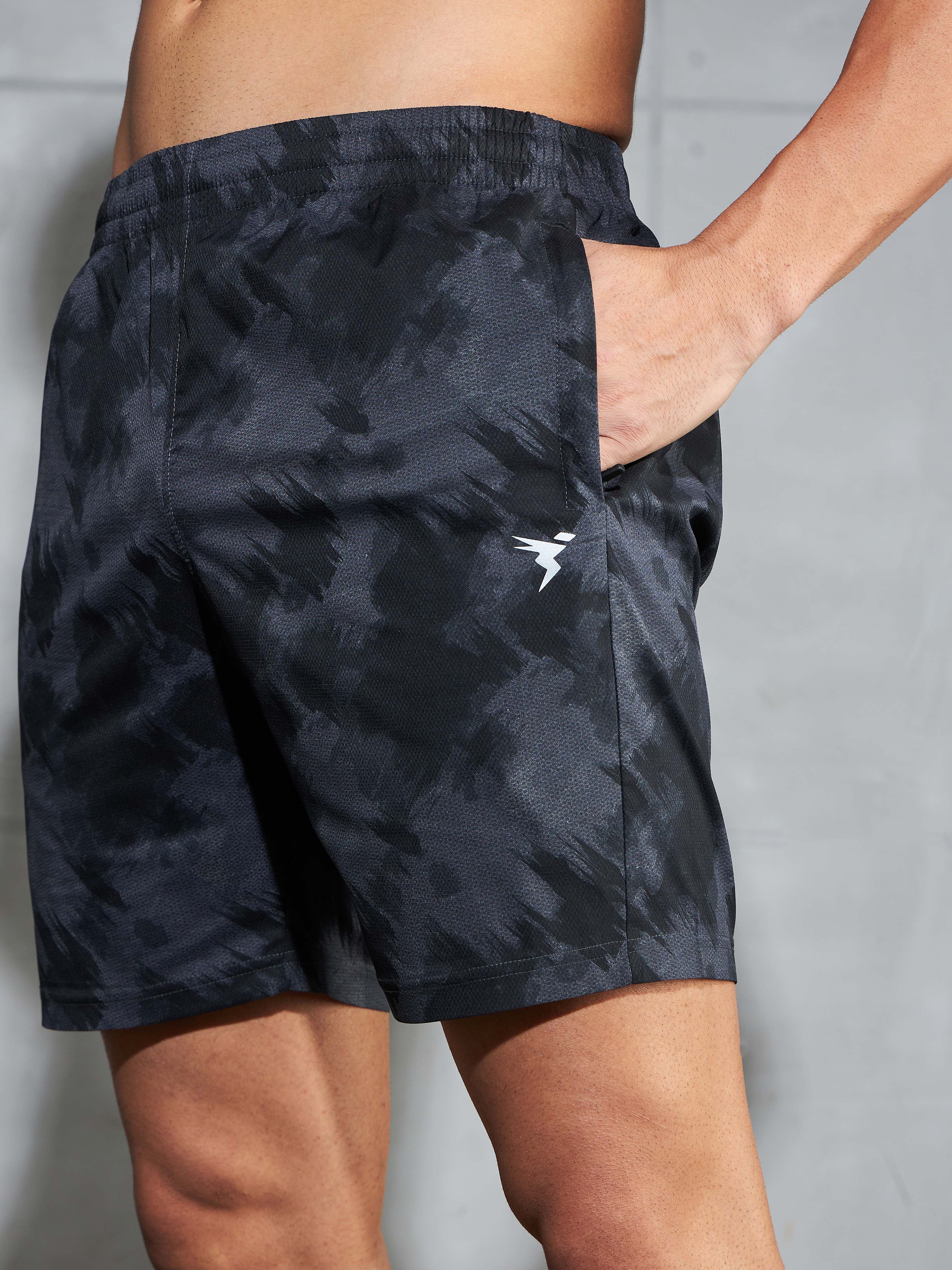 Men Printed Regular Fit Shorts with TS LYTRA - Image 6