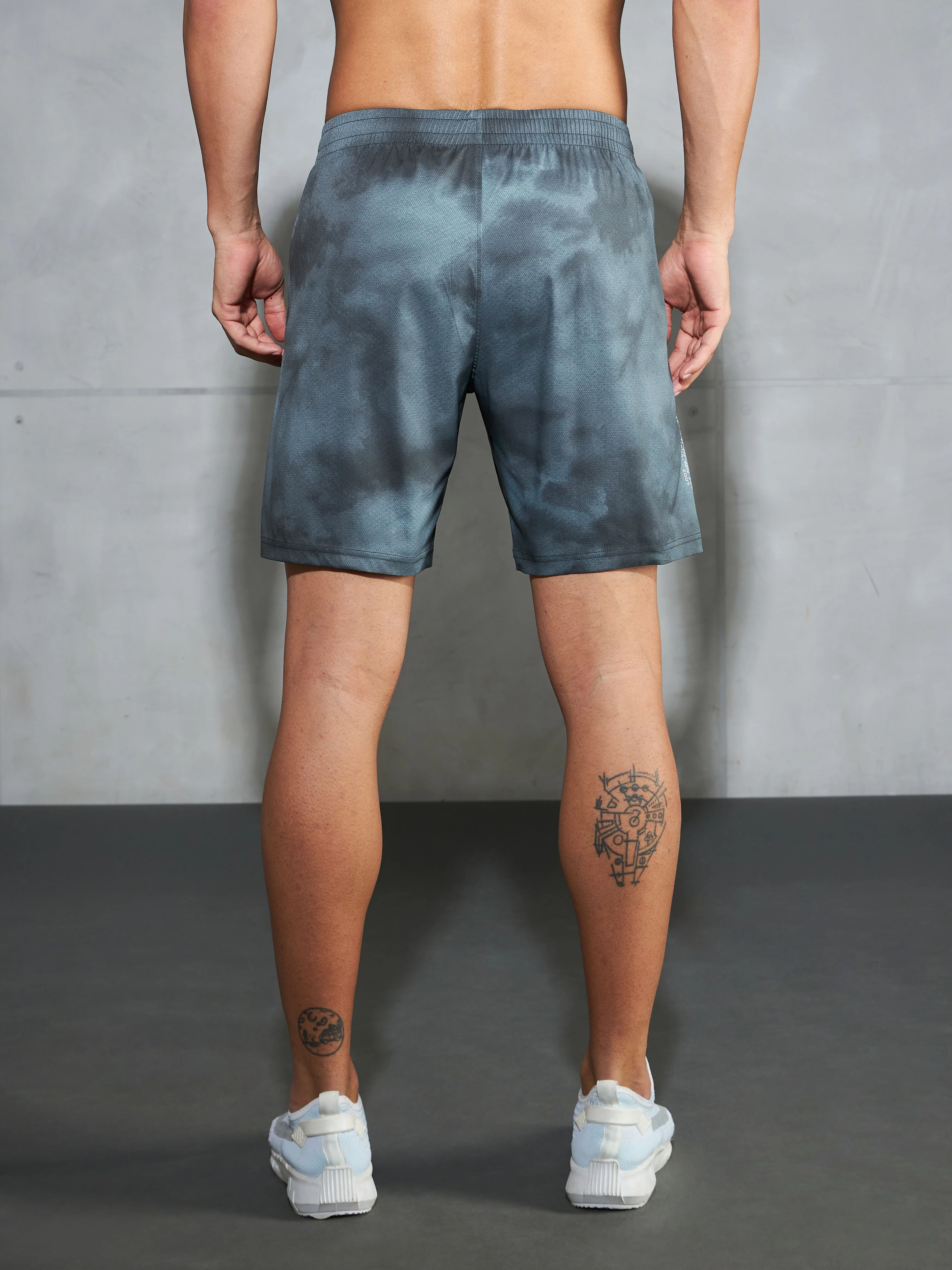 Men Printed Regular Fit Shorts with TS LYTRA - Image 3