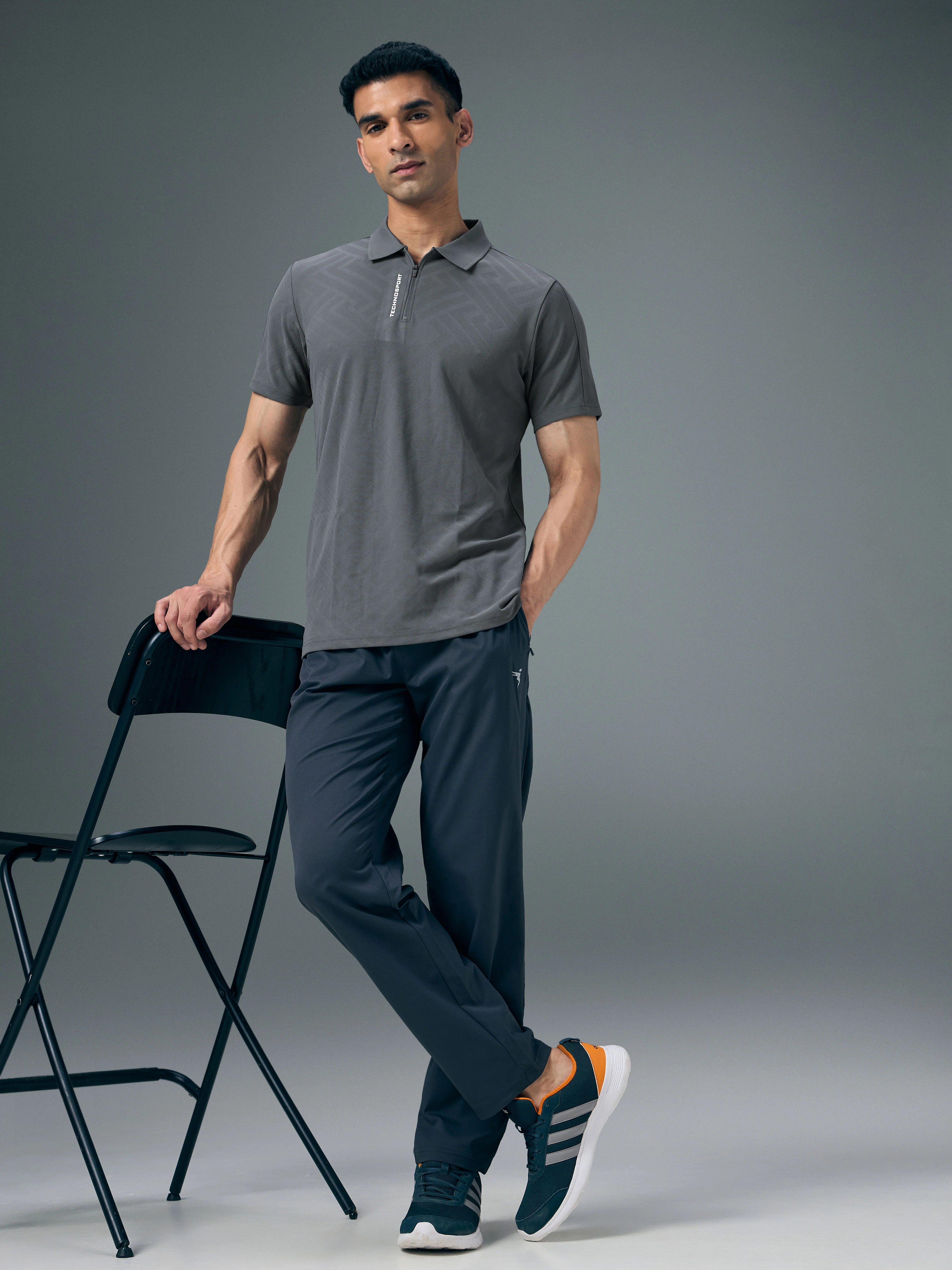 Men Regular Fit Trackpants with TS FLEXI - Image 5