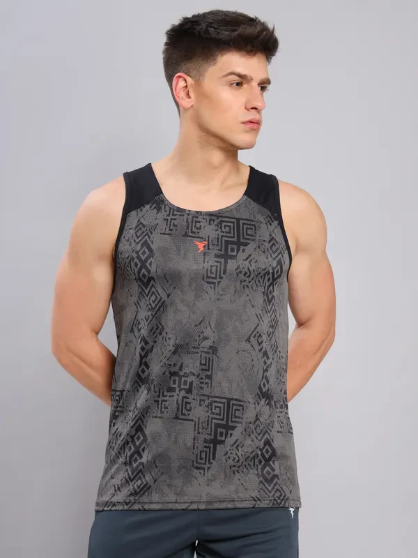 Men Self Design Slim Fit Scoop Neck Innerwear Vest with DOUBLE COOL