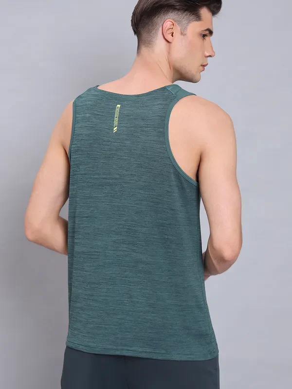 Men Melange Slim Fit Scoop Neck Innerwear Vest with DOUBLE COOL - Image 3