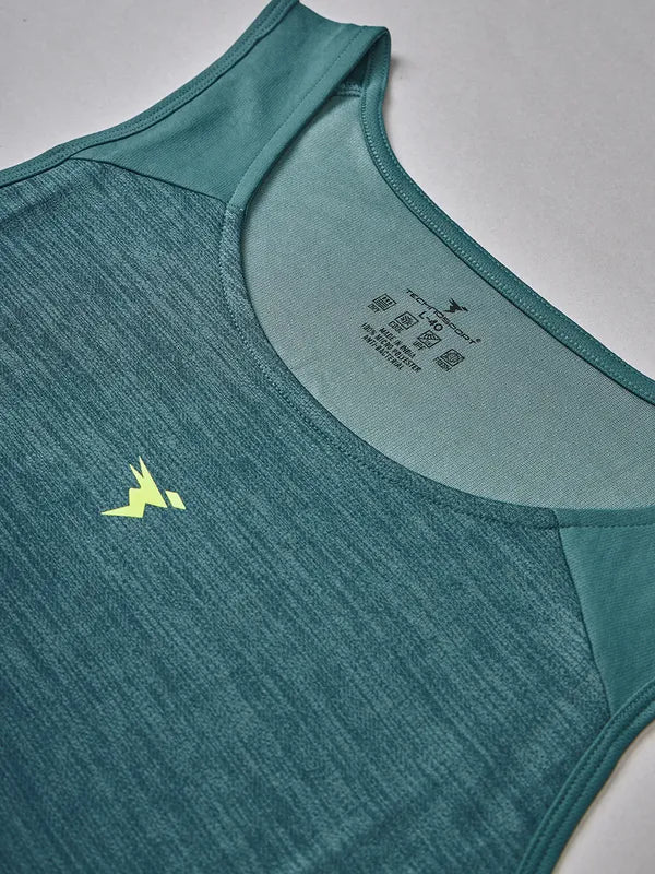 Men Melange Slim Fit Scoop Neck Innerwear Vest with DOUBLE COOL - Image 7