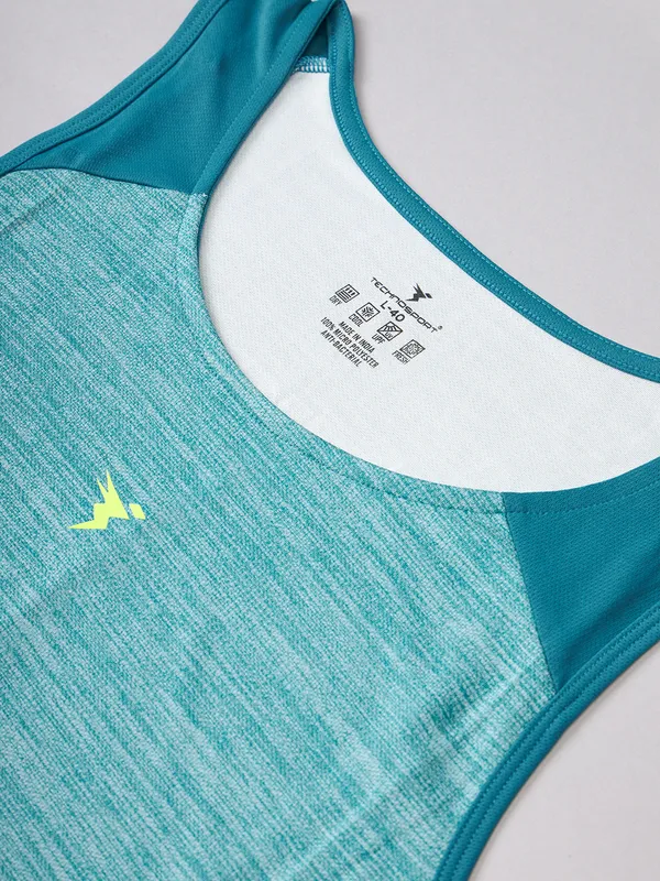 Men Melange Slim Fit Scoop Neck Innerwear Vest with DOUBLE COOL - Image 7