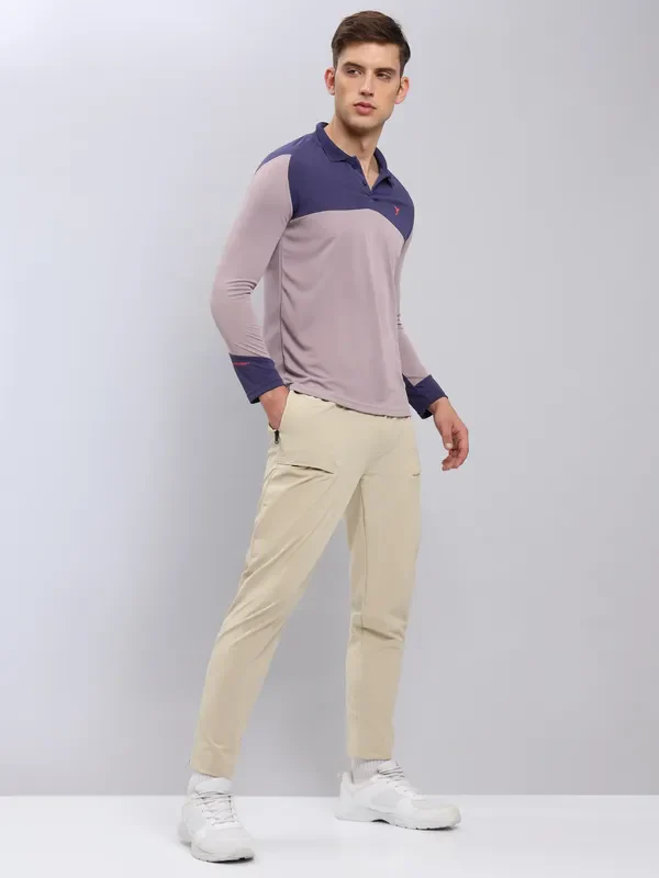 Men Colorblock Slim Fit Polo T-shirt with TECHNO COOL+ - Image 2
