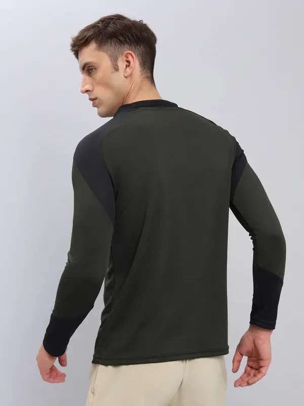 Men Colorblock Slim Fit Polo T-shirt with TECHNO COOL+ - Image 3