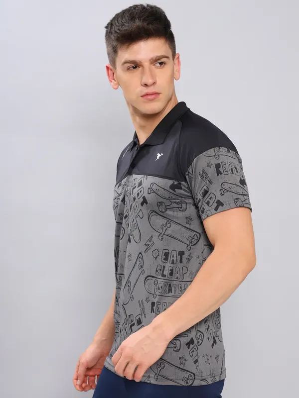 Men Jacquard Slim Fit Polo T-shirt with TECHNO COOL+ - Image 6