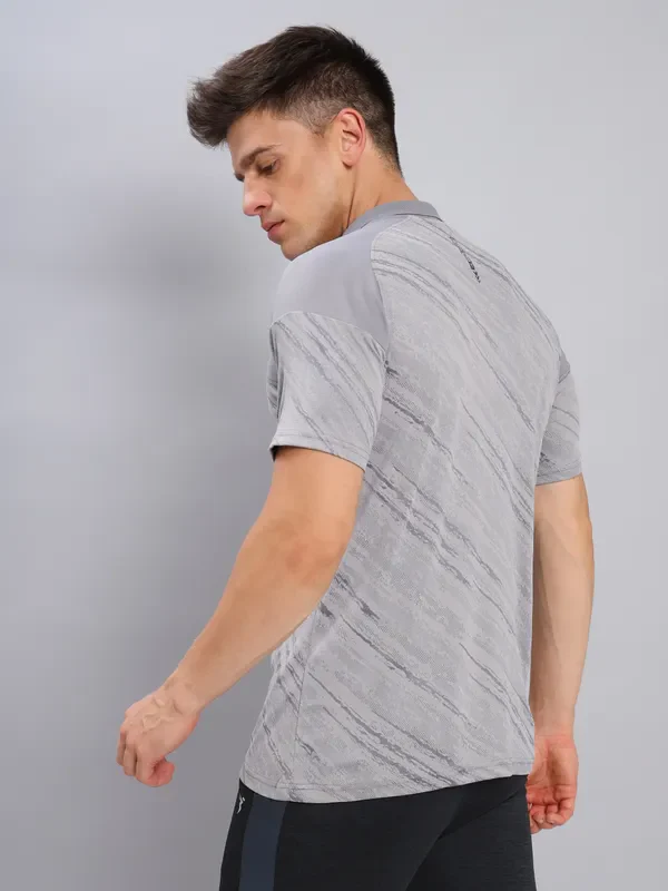 Men Jacquard Slim Fit Polo T-shirt with TECHNO COOL+ - Image 5