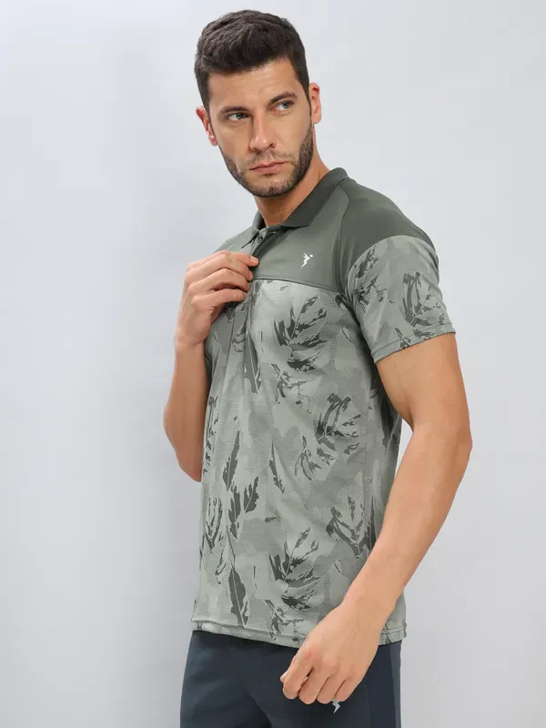 Men Jacquard Slim Fit Polo T-shirt with TECHNO COOL+ - Image 6