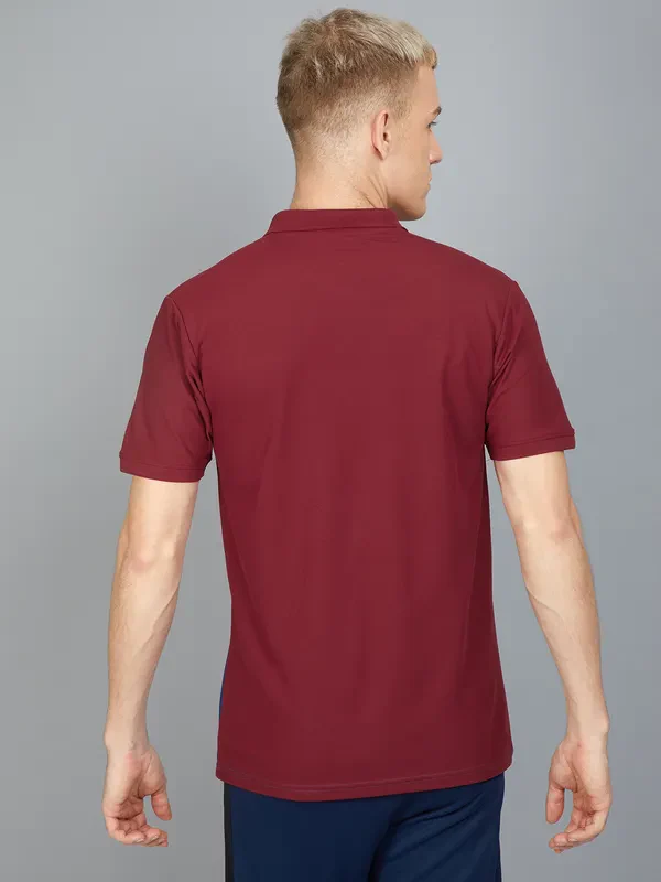 Men Colorblock Slim Fit Polo T-shirt with MATPIQ - Image 6
