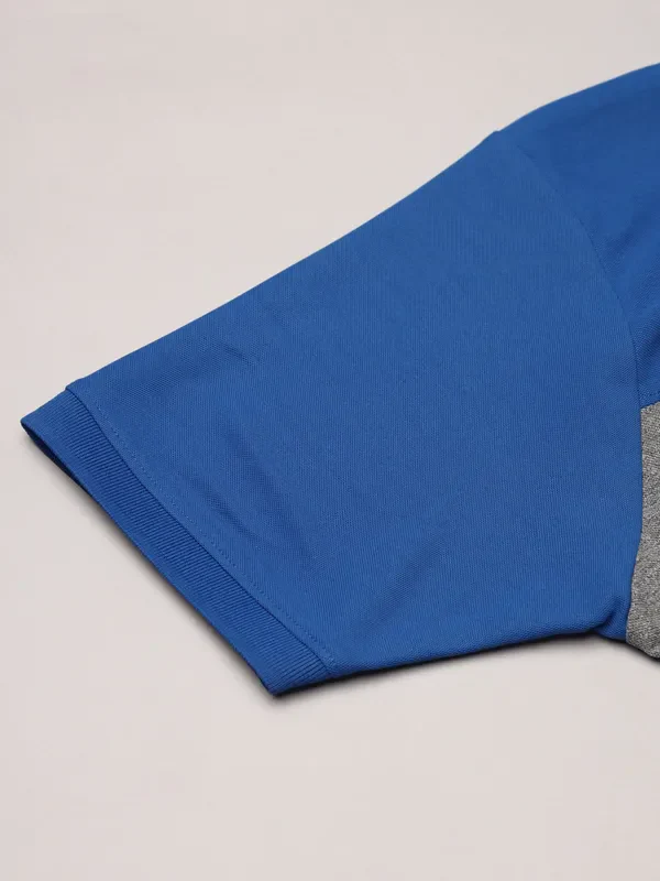 Men Colorblock Slim Fit Polo T-shirt with MATPIQ - Image 7
