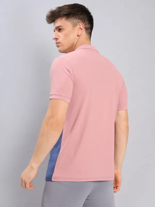 Men Colorblock Slim Fit Polo T-shirt with MATPIQ - Image 5