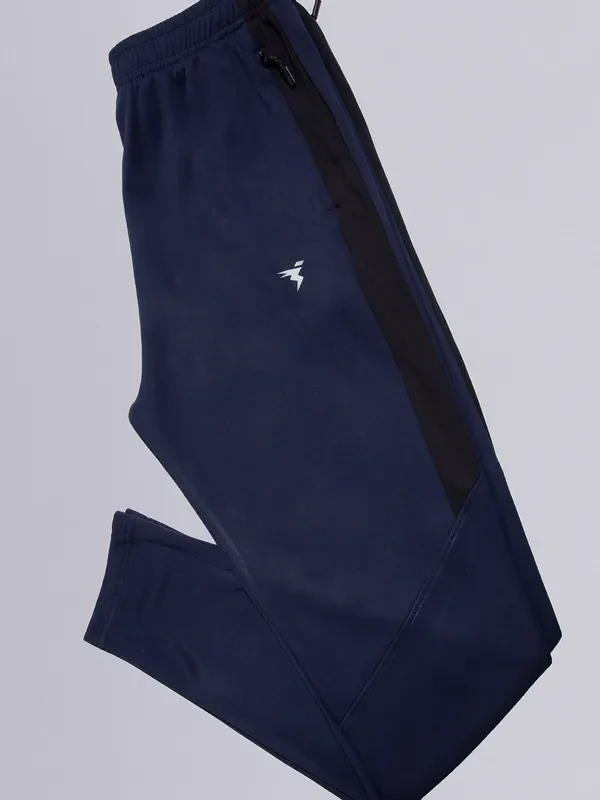 Men Solid Slim Fit Trackpants with TECHNO DRY - Image 6