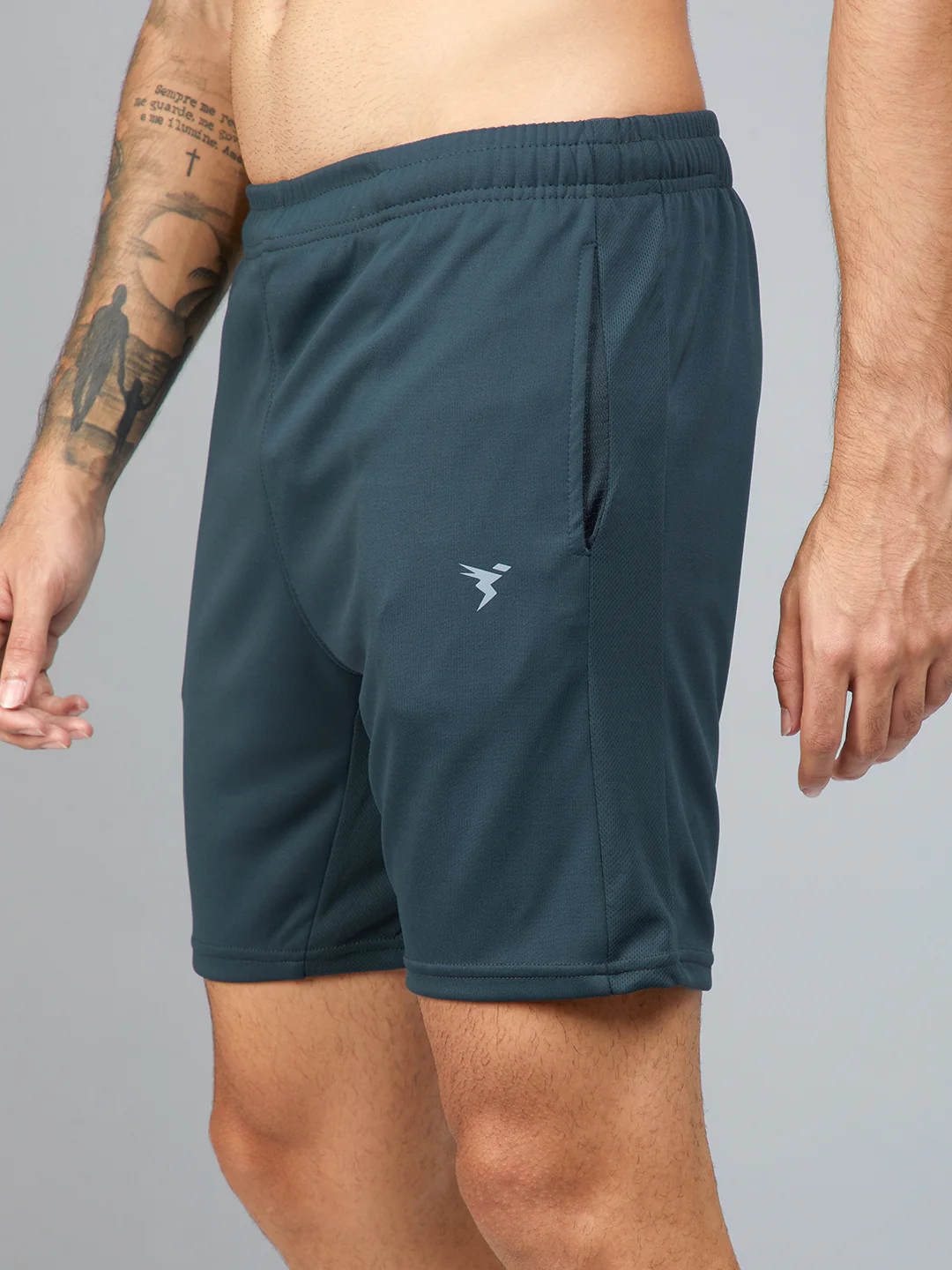 Men Solid Slim Fit Shorts with TECHNO DRY - Image 6