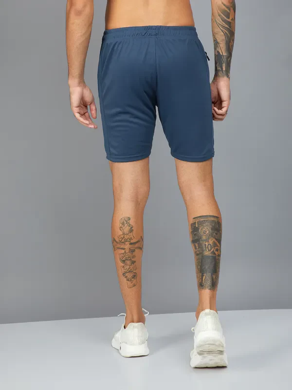 Men Solid Slim Fit Shorts with TECHNO DRY - Image 4