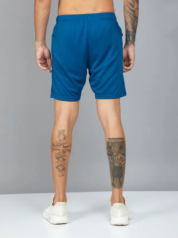 Men Solid Slim Fit Shorts with TECHNO DRY - Image 4