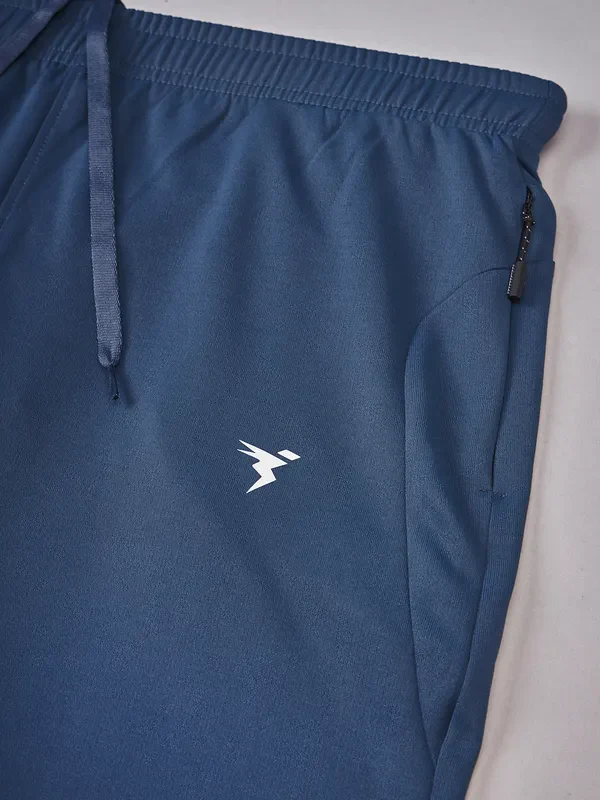 Men Colorblock Slim Fit Trackpants with TECHNO DRY - Image 9