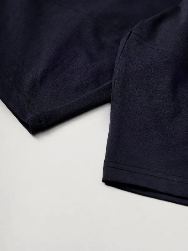 Men Solid Relax Fit Shorts with ELASTO LITE - Image 3