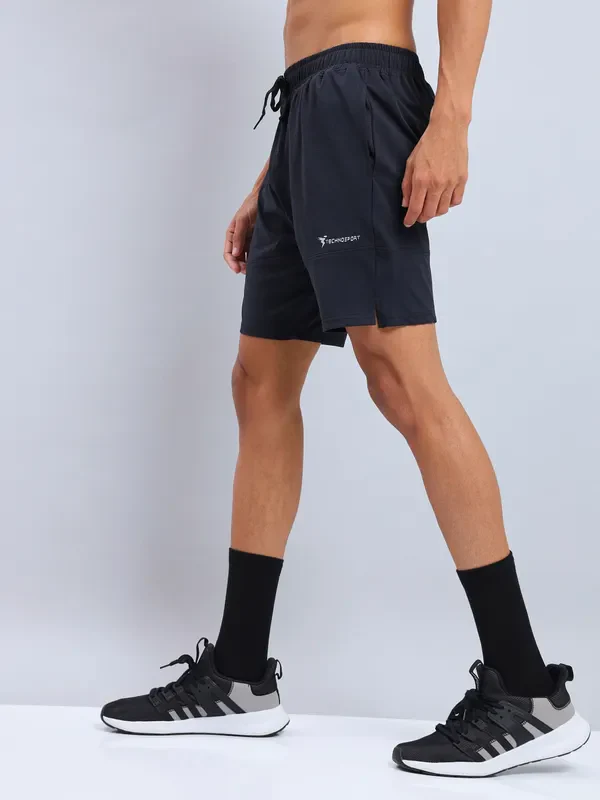 Men Solid Relax Fit Shorts with ELASTO LITE - Image 8