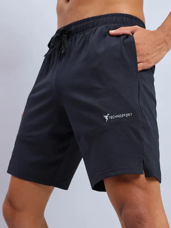 Men Solid Relax Fit Shorts with ELASTO LITE - Image 9